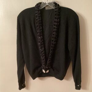 1950s 1960s DALTON VIRGIN CASHMERE CARDIGAN SWEATER